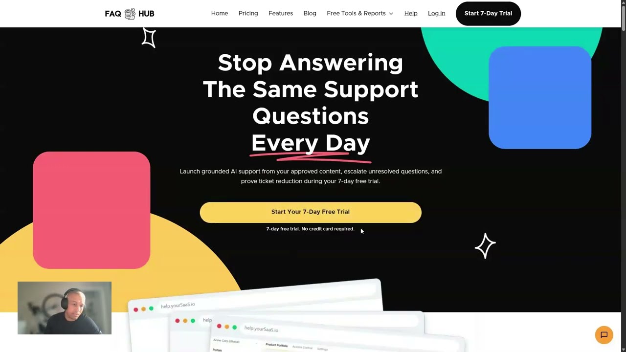 FAQ Hub video preview
