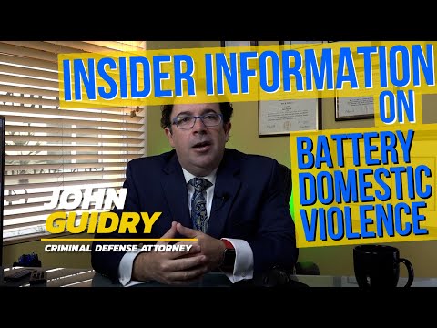 Insider Information on Battery Domestic Violence