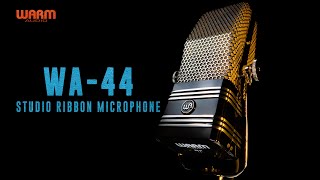 WARM AUDIO WA-44 Ribbon Microphone & Warm Lifter Test/Review
