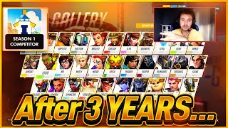 Logging into Overwatch for the first time in 3 years.... (Rare Icons and Skins)