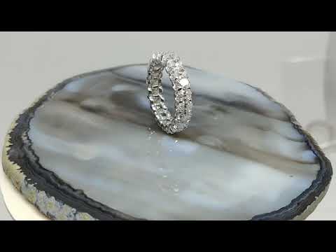 4.15ct Oval Cut Diamond Eternity Band