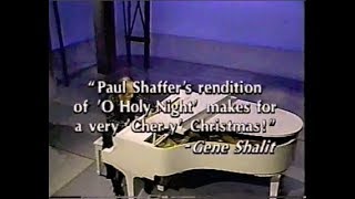 Paul Shaffer&#39;s &quot;O Holy Night&quot; Collection on Late Night, 1983-92