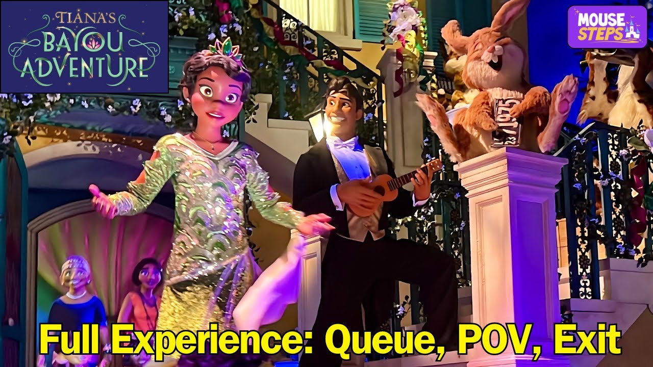 Tiana's Bayou Adventure POV Ride with MULTI-ANGLE Finale and Queue at Walt Disney World