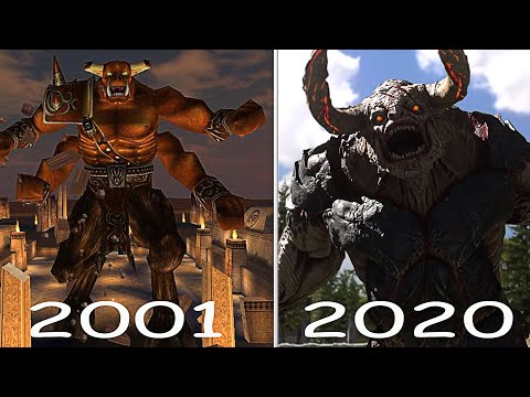Evolution of Serious Sam games (2001-2020)