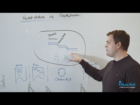 Was ist der Unterschied zwischen einer Projektphase und einem Projektstatus?
