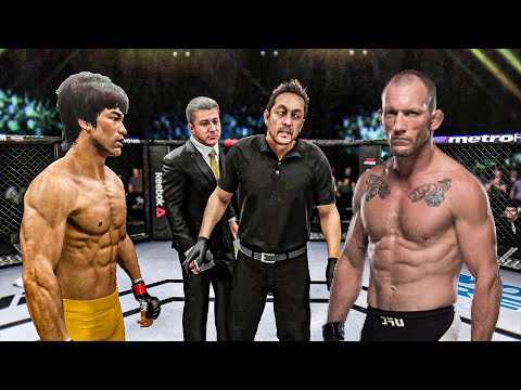 Bruce Lee vs Gray Maynard   EA Sports UFC 3   Epic Fight 🔥🐲