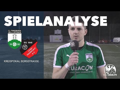 Die Spielanalyse | FC Starkenburgia Heppenheim - SG Unter-Abtsteinach (Pokal, Viertelfinale)