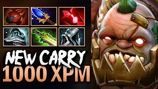 Pudge Gameplay with Tarrasque and Bloodstone - Dota 7.40