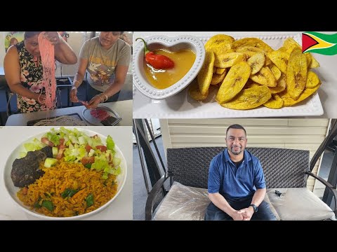 🇬🇾GUYANESE STYLE BADAM LATCH | FRIED RICE| JERK CHICKEN | PLANTAIN CHIPS # SIMPLE RECIPE🇬🇾