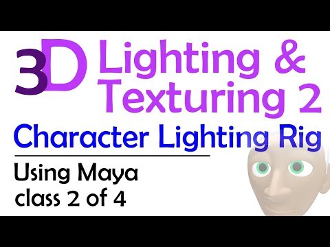 3D Maya Lighting and Texturing 1 Shaders Lights Camera
