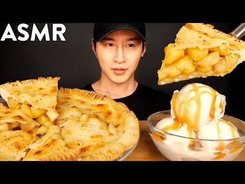 ASMR APPLE PIE & ICE CREAM MUKBANG (GORDON RAMSAY RECIPE) COOKING & EATING SOUNDS | Zach Choi ASMR