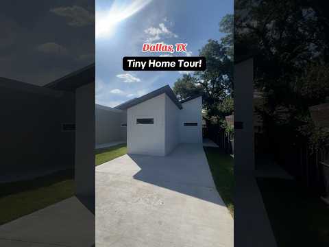 3 bed | 2 full bath | 1,000 sqft tiny home in Dallas, TX 🔥 #shorts #hometour #realestate #tinyhouse