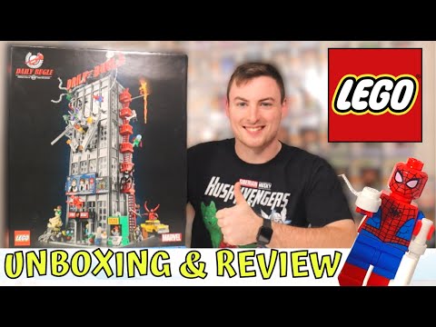 LEGO Marvel Spider-Man Daily Bugle Set 76178 Unboxing & Review!