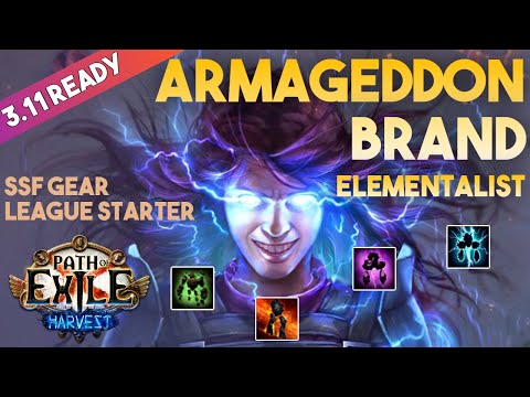 [3.11] Armageddon Brand Build - Elementalist Witch - Harvest - Path of Exile 3.11