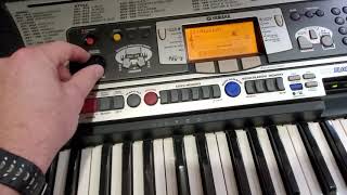 Video thumbnail for Yamaha PSR-350 test function by CHECK it out!!