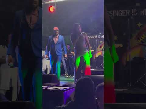 Tony Rebel and Daughter Davianah Performance Live. Burn a real fire. future look good. wah u think