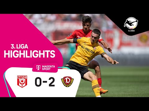Hallescher FC - Dynamo Dresden | Highlights 3. Liga 22/23