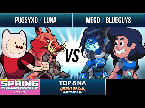 Pugsyxd & Luna vs megD & Blueguys - Top 8 - Spring Championship 2021 - NA 2v2