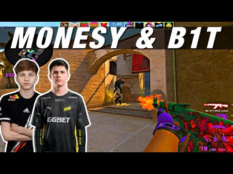 m0NESY & b1t DUO drops 41 kills each in mirage ! 2 POVS - 1 GAME 🤯 CSGO m0NESY & b1t POV