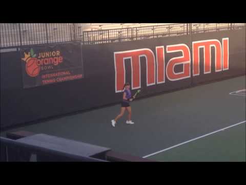 Nikki Yanez - Junior Orange Bowl 2016