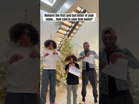 remove the first and last letter of your name… #shorts