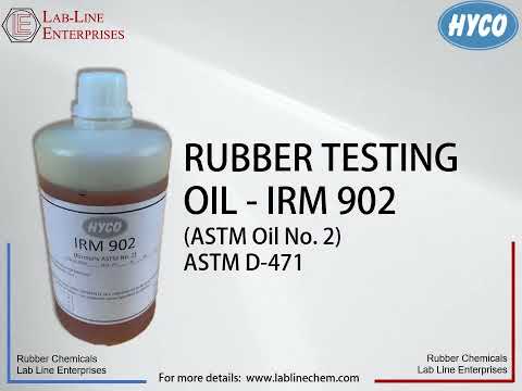 Rubber testing oil astm irm 902, for industrial