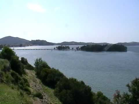 distant views Vonitsa, western Greece