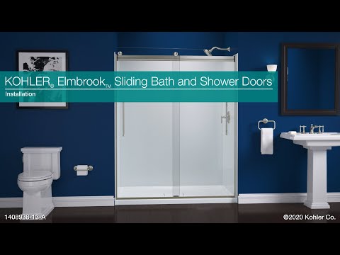 Installation - Elmbrook Sliding Bath and Shower Doors