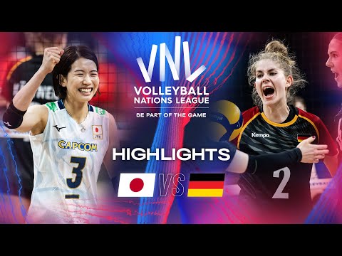 🇯🇵 JPN vs. 🇩🇪 GER - Highlights | Week 1 | Women's VNL 2024