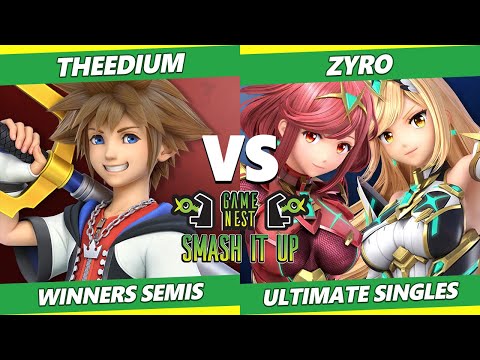 Smash It Up 31 Winners Semis - Theedium (Sora) Vs. Zyro (Pokemon Trainer, Pyra Mythra) SSBU Ultimate