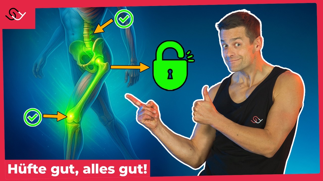 Schmerzfrei & beweglich mit dieser Hüftübung! (Kennt keiner)