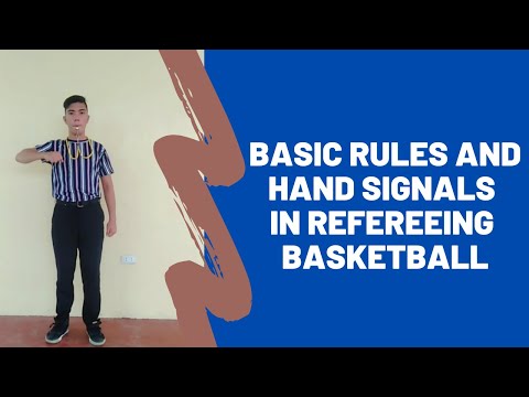 Basketball Referee Hand Signals
