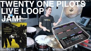 twenty one pilots - Live Loop Drum Jam - NEW Alesis Strike Multipad Debut!