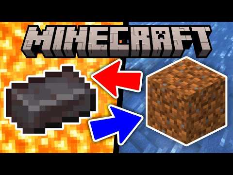 If Netherite and Dirt Switched Places - Minecraft