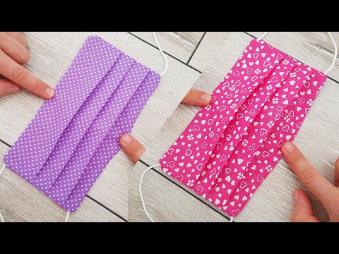 Face Mask Sewing Tutorial - Make Fabric Face Mask At Home
