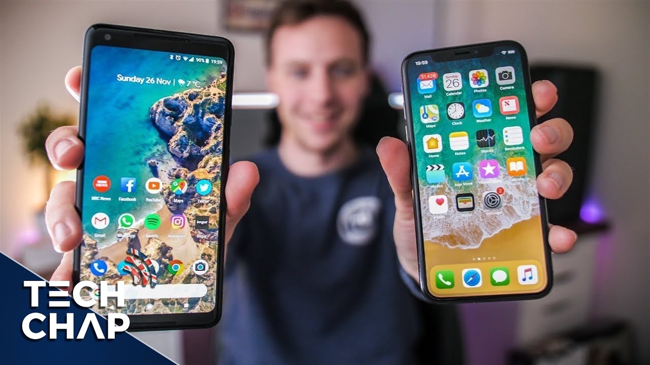 iPhone X vs Google Pixel 2 XL - Best Phone Camera? | The Tech Chap