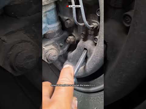 tool for adjusting drum brakes #adjustment #technique #mechanical