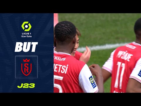 But Marshall MUNETSI (10' - SdR) STADE DE REIMS - ESTAC TROYES (4-0) 22/23