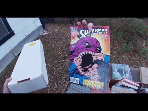 MASSIVE COMIC BOOK LOT AT A GARAGE SALE
