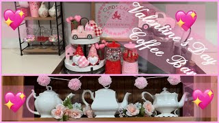 Valentine's Day Coffee Bar Ideas | Decorate with me