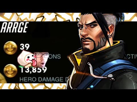 ARRGE GRANDMASTER HANZO! 39 ELIMS! [ OVERWATCH SEASON 18 TOP 500 ]