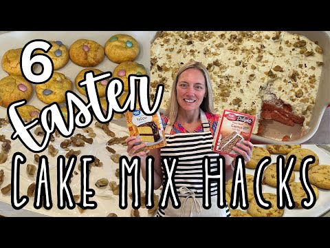 6 Amazing BOX CAKE MIX RECIPES you will want to make for EASTER! | Molly Purcell