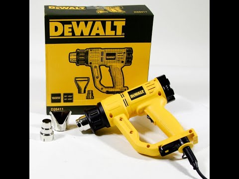 Пистолет горячего воздуха DeWALT D26411 - мощный и компактный инструмент Пистолет горячего воздуха DeWALT D26411 - мощный и компактный инструмент