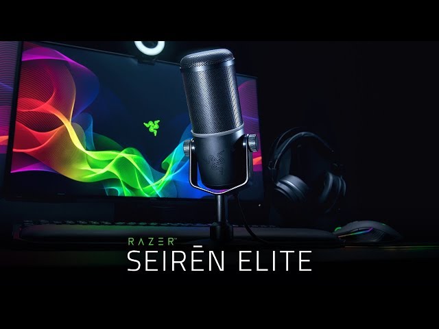 Razer Seiren Elite Noir Microphone de table video