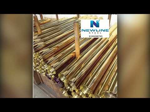 NL STAINLES STEEL PVD COATED GOLD MIRROR PIPES