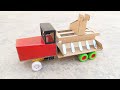 Diy Mini Cardboard Loading Cultivator Truck Made At Home Science Project Crafting Artful Hands