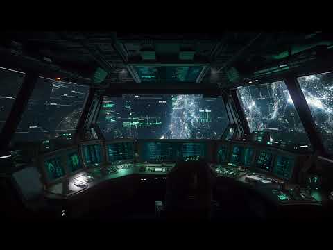 Radio Chatter from Spaceship Carrier KAN Sci-Fi Ambiance for Sleep, Study, Relaxation