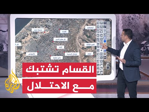 بالخريطة التفاعلية.. قتال مستمر بين المقاومة وقوات الاحتلال بمحاور عدة في غزة
