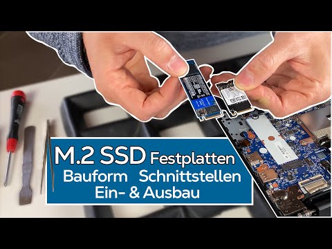 M.2 SSD am NOTEBOOK - Bauform, Schnittstellen, Einbau - Tipps & Tricks