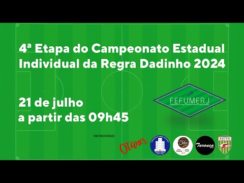 4ª Etapa do Campeonato Estadual Individual 2024 da Regra Dadinho 2024
